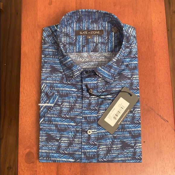 Slate & stone shirt. Bottom down size M - Picture 2 of 4